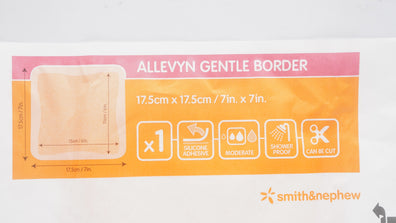 Smith&Nephew 66800280 Allevyn Gentle Border Dressing 7inch x 7inch (x)